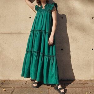 NEW INCLAN collins dress in forest small